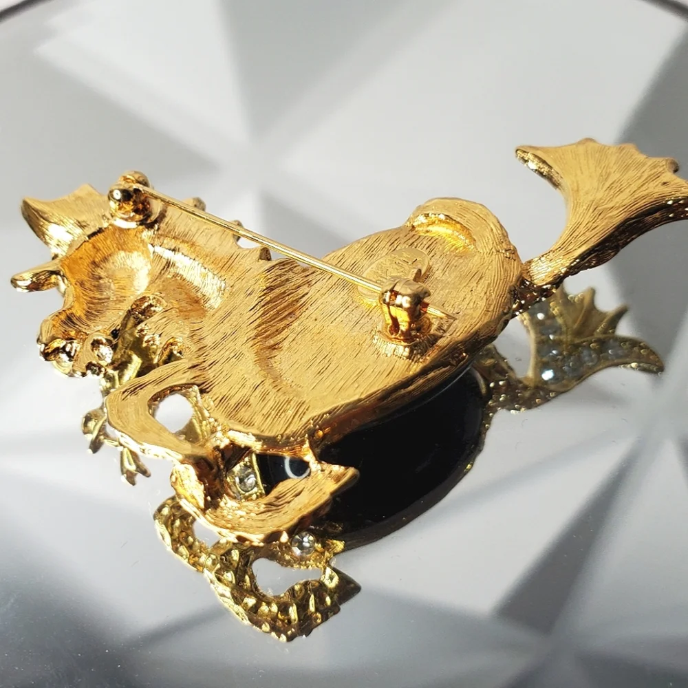 Stunning KJL Jelly Belly Sea Dragon Brooch